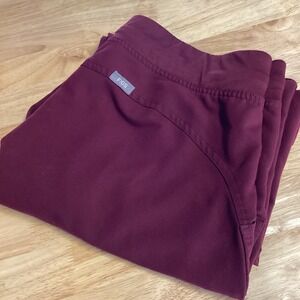 Figs Men's Cargo Pants in Burgundy